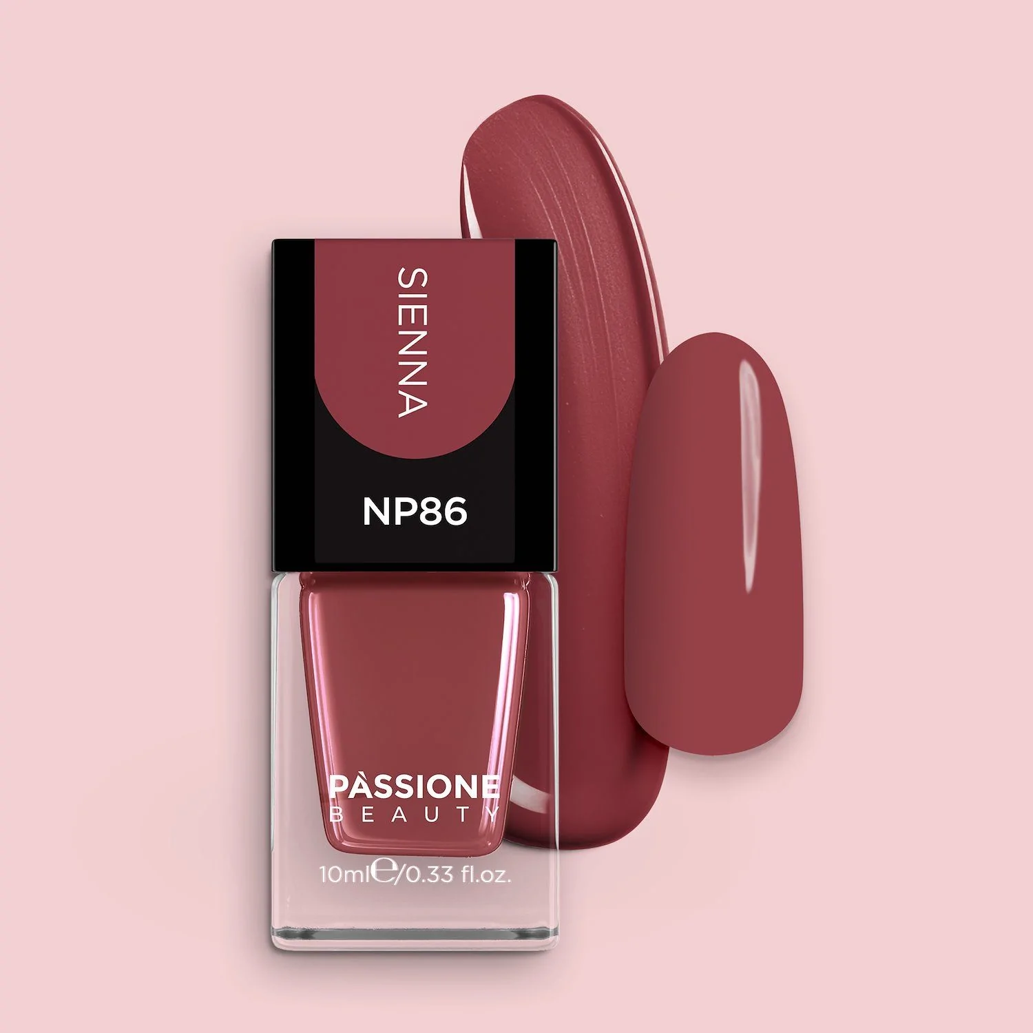 Esmalte NP86 Sienna - Esmalte color rosa oscuro