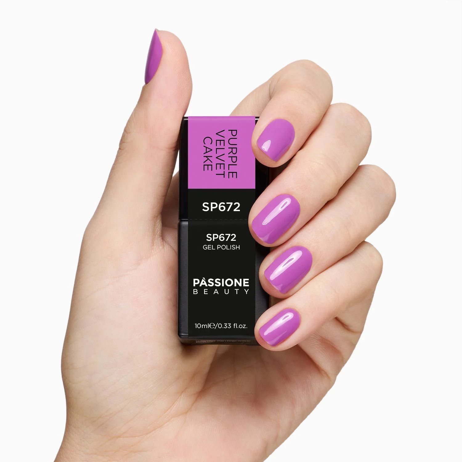 UV Nagellack SP672 Purple Velvet Cake - Pastell Lila Semipermanent - Detail 3