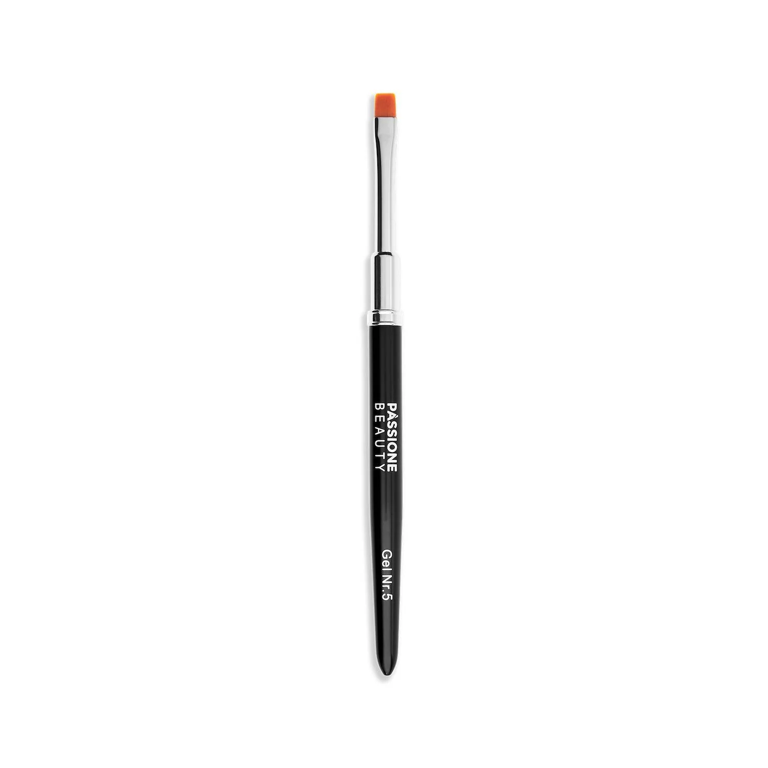Pincel Trendy Gel N. 5 - Pincel plano rectangular con tapa protectora 