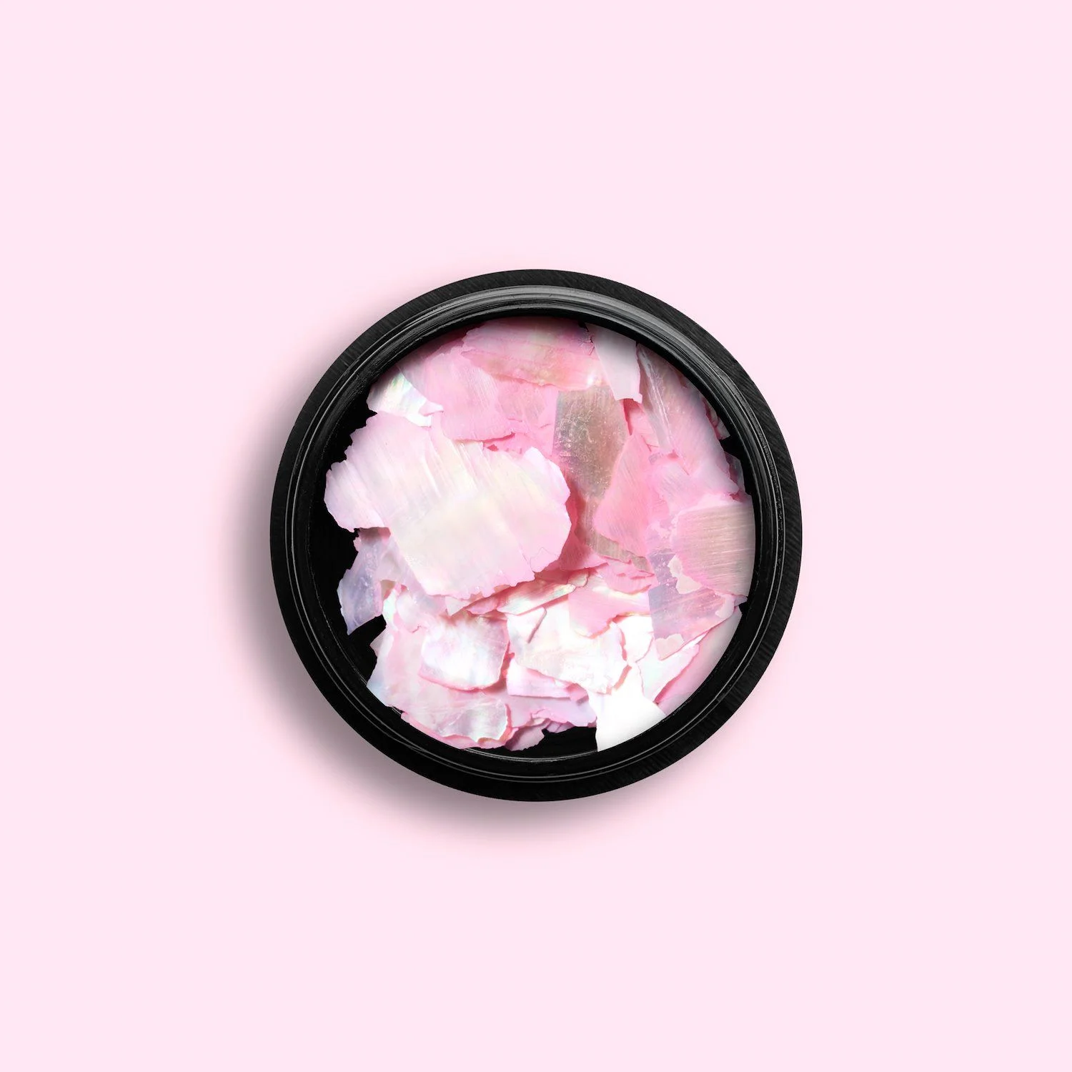 Pink Crushed Shell - Pink mother of pearl flakes for nail decoration