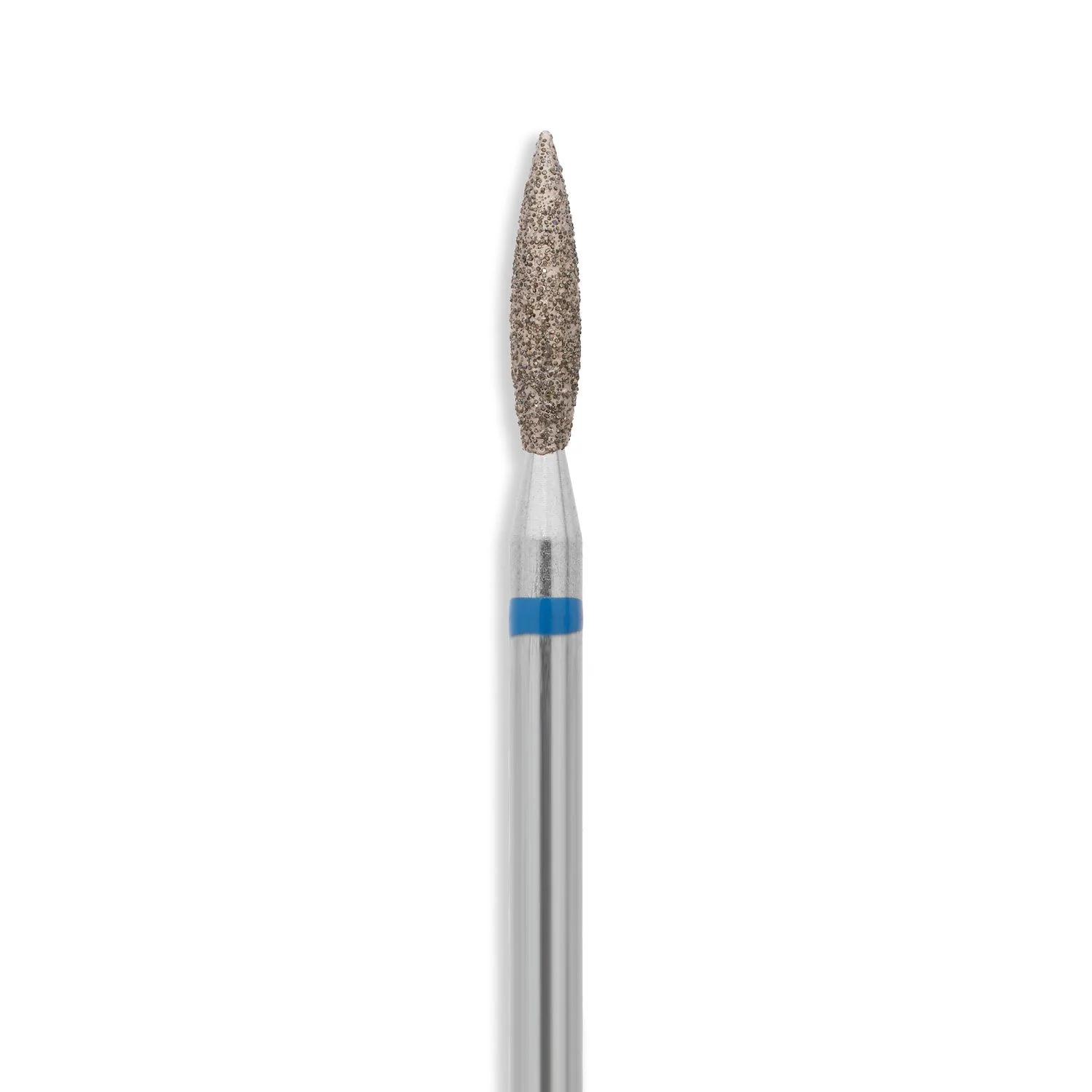 Punta Dry Diamond Flame Medium - Punta fresa diamantata a media abrasività per dry manicure - dettaglio 1