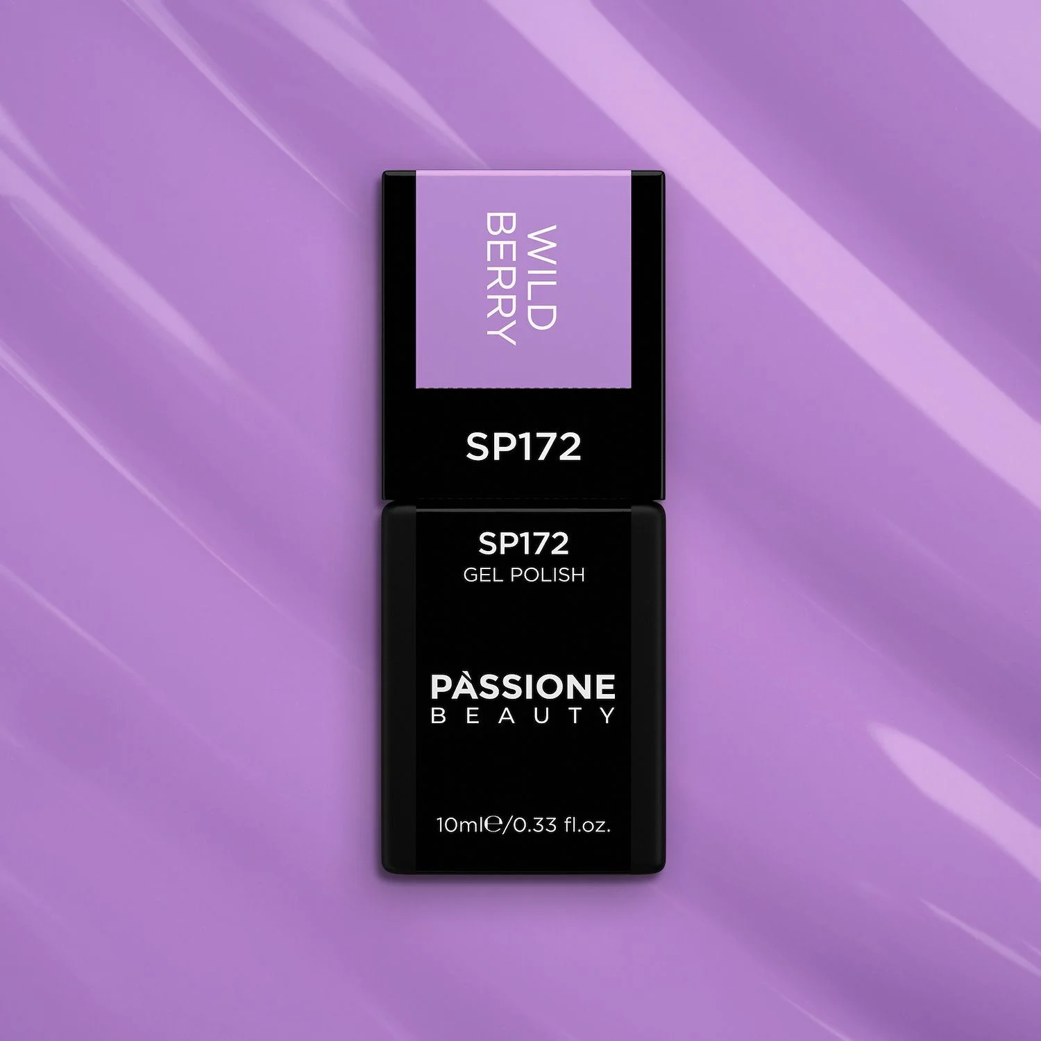 Gel Nail Polish GP172 Wild Berry  - Fluorescent Pastel Lilac Gel Polish - detail 2