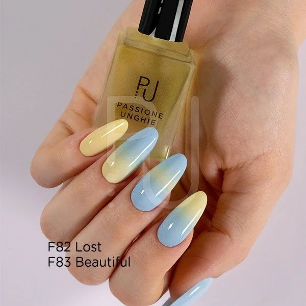 Gel colour F83 Beautiful - Pastell yellow Self-sealing Gel Colour - detail 2