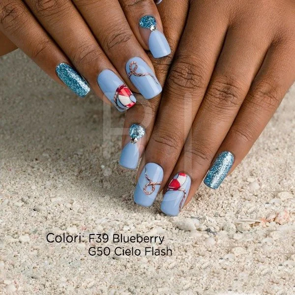 Gel colour F39 Blueberry - LilacSelf-sealing UV Gel Colour - detail 3