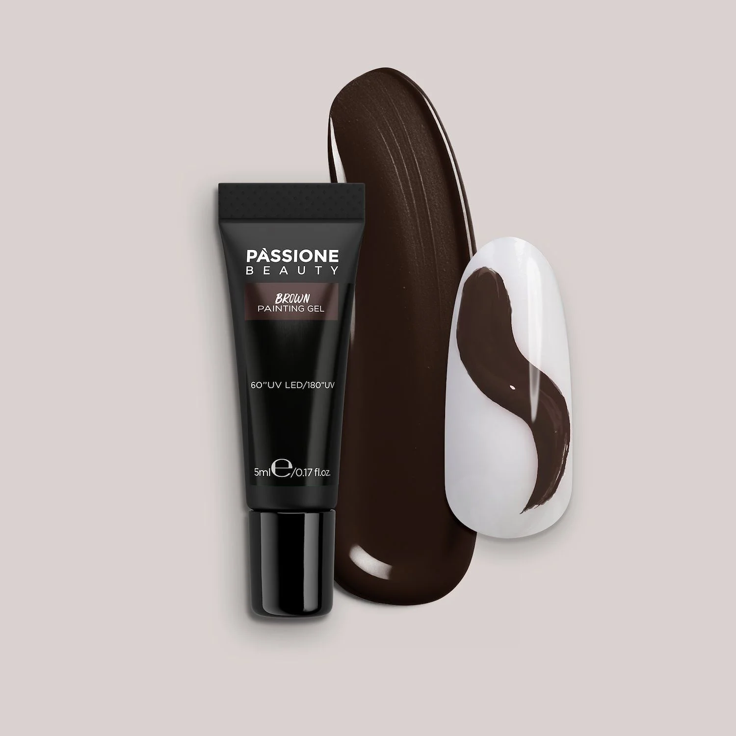 Brown UV Painting Gel - Dark Brown UV Gel Paint