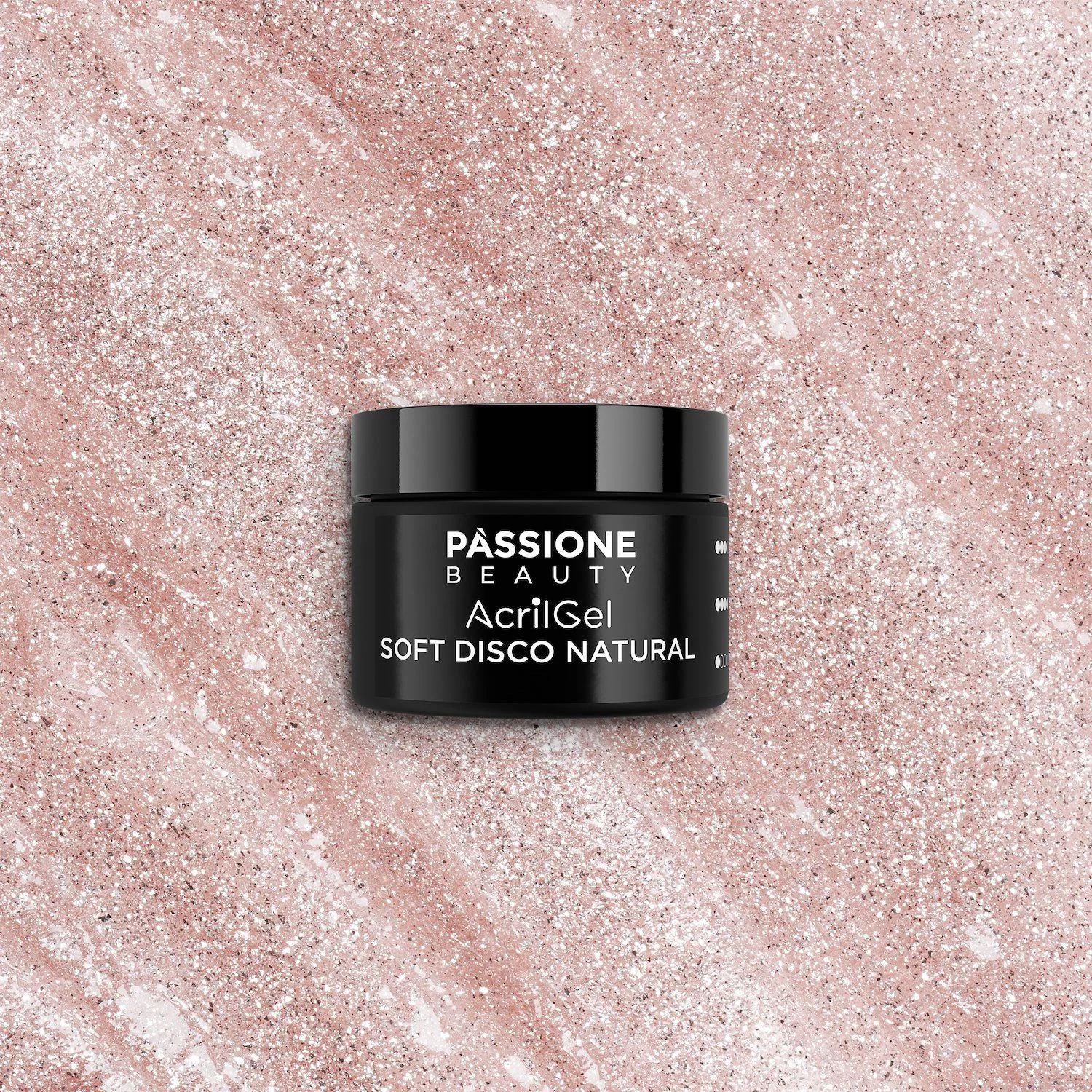 AcrilGel® Soft Disco Natural 50 ml - Acrylgel in Nude mit Flash-Disco Effekt - Detail 3