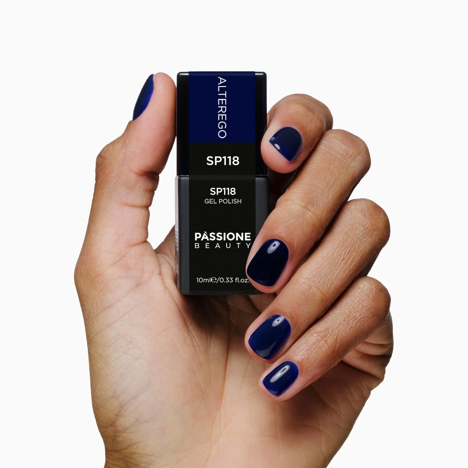 UV Nagellack NL118 Alterego - UV Nagellack in Dunkelblau - Detail 3