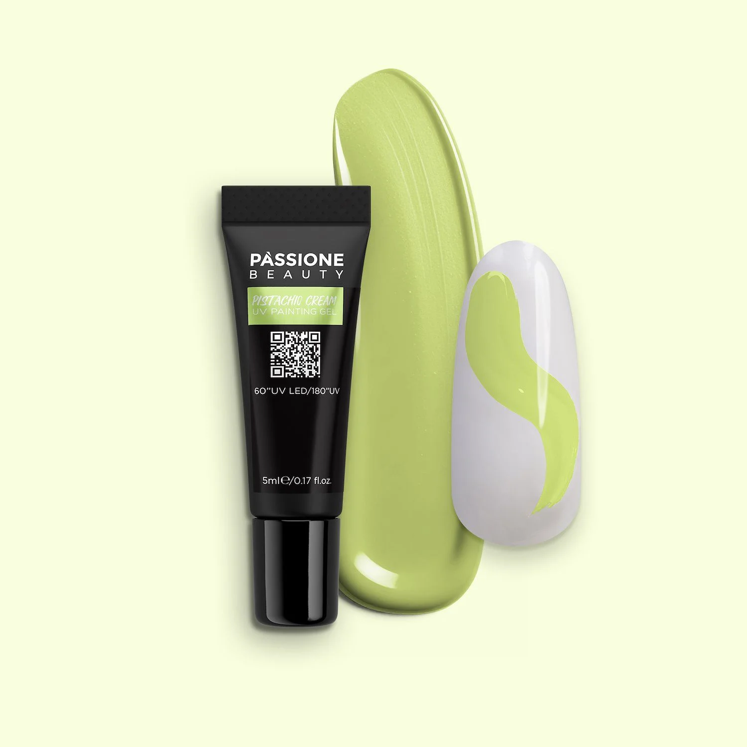Pistachio Cream UV Painting Gel - Pistachio Cream UV paint gel vert pistache pastel