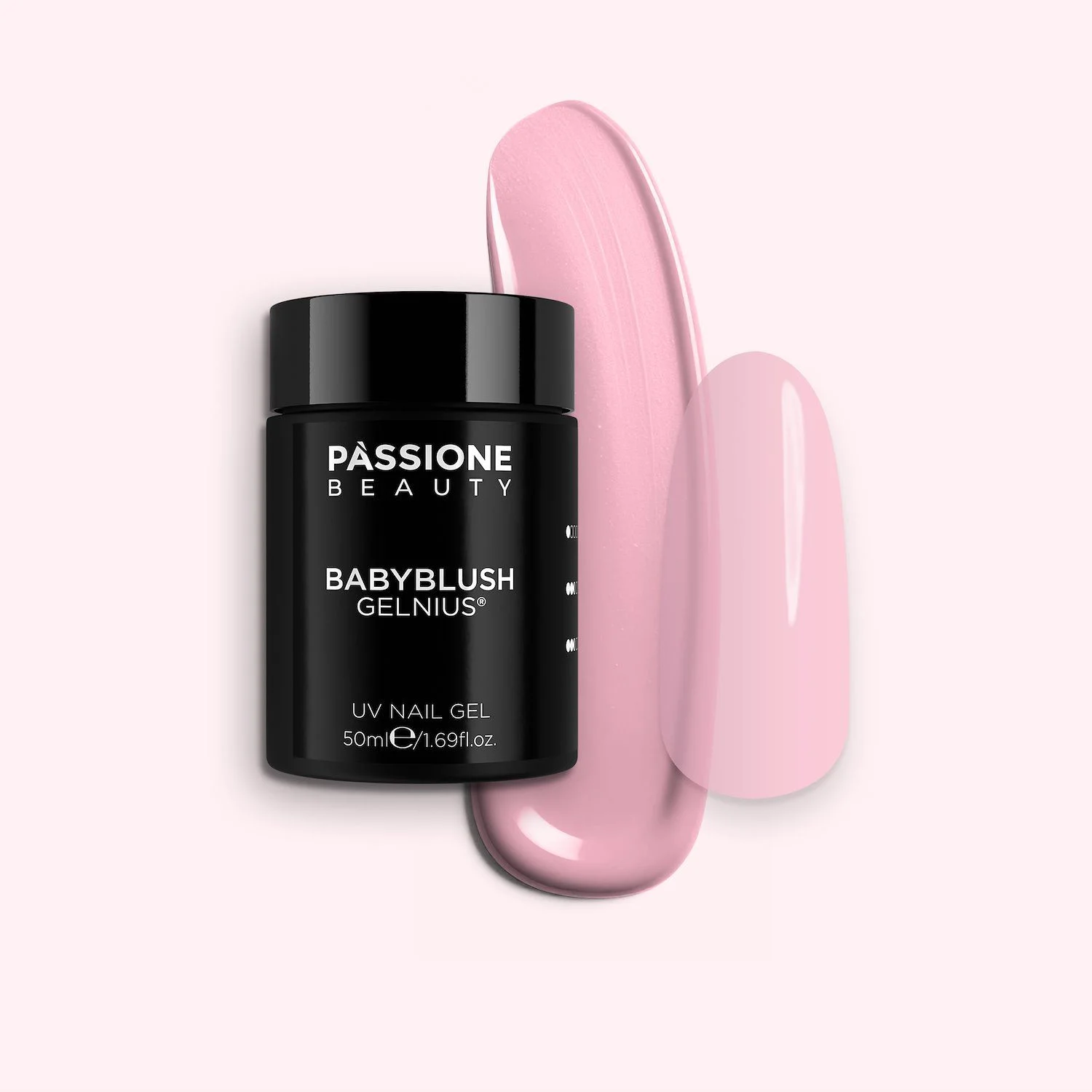 GELNIUS® Babyblush 50 ml - Gel costruttore 2-in-1 a bassa viscosità rosa lattiginoso