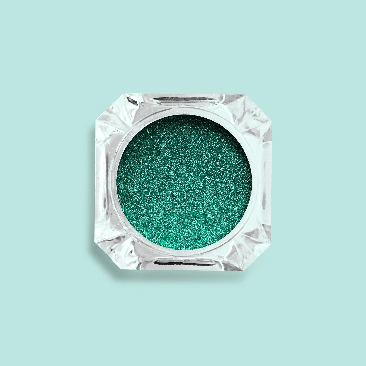 Green Chrome Pigment - Nail powder, green chrome effect