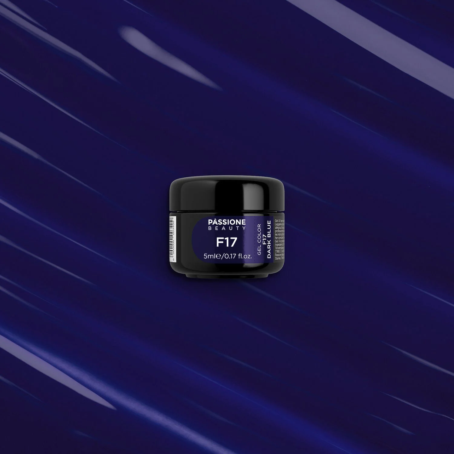 Gel color F17 Dark Blue - Gel Color autosigillante blu scuro - dettaglio 3