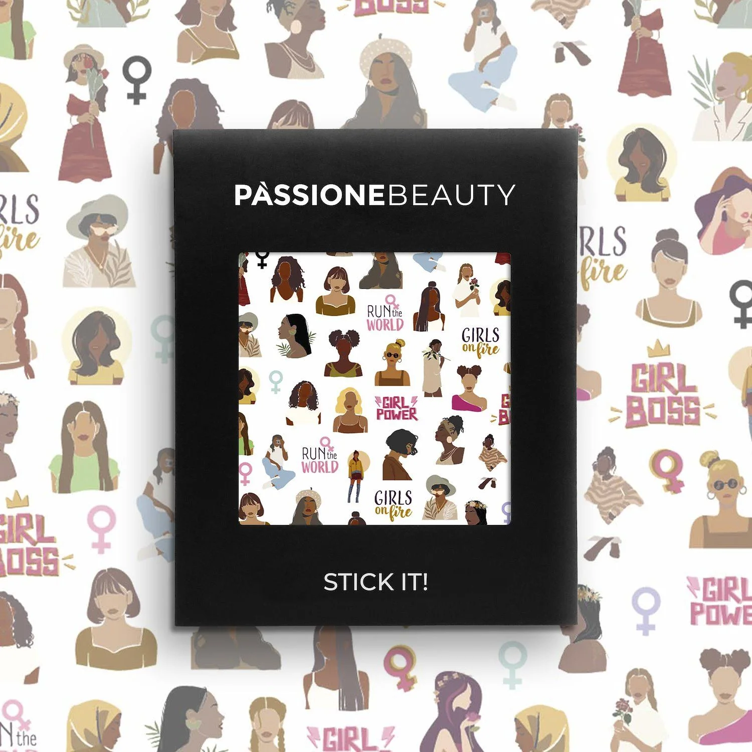 Run the World - Nail Stickers - Girl power nail stickers