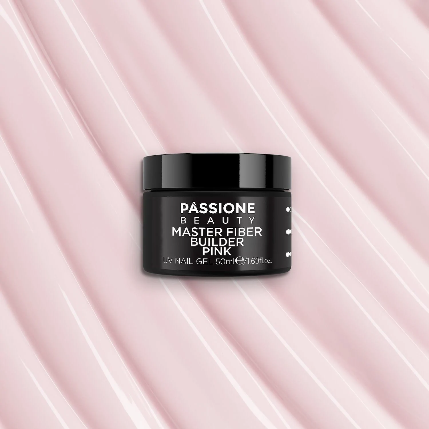 Master Fiber Builder Pink 50ml - Self-Levelling Light Pink Builder Gel With Glass Fibres - detail 5