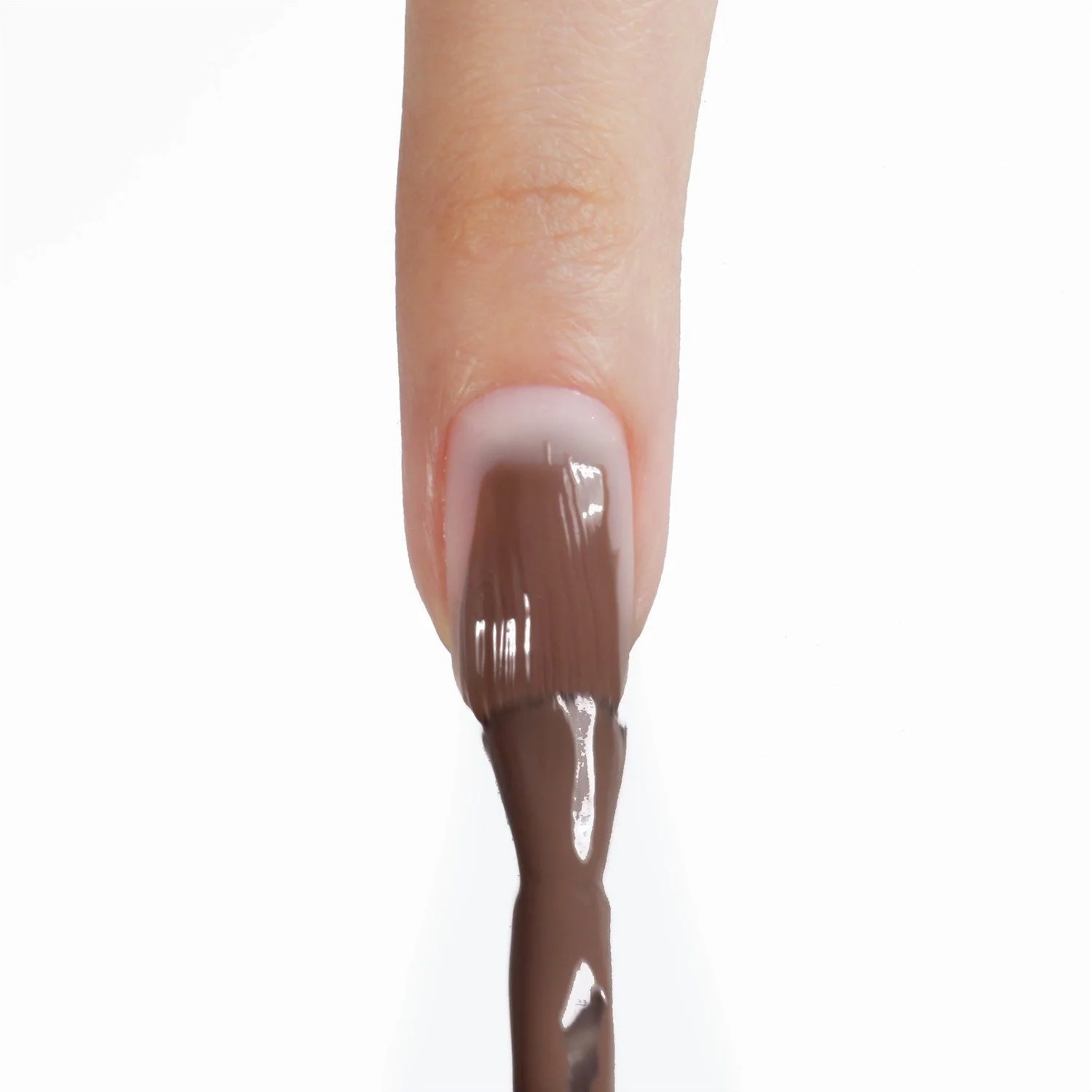 Application de Vernis semi-permanent SP736 Teddy Brown