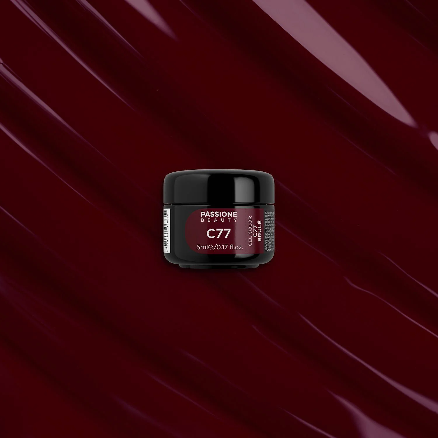 Gel Color C77 Brulè - Gel color rosso mattone scuro - dettaglio 3