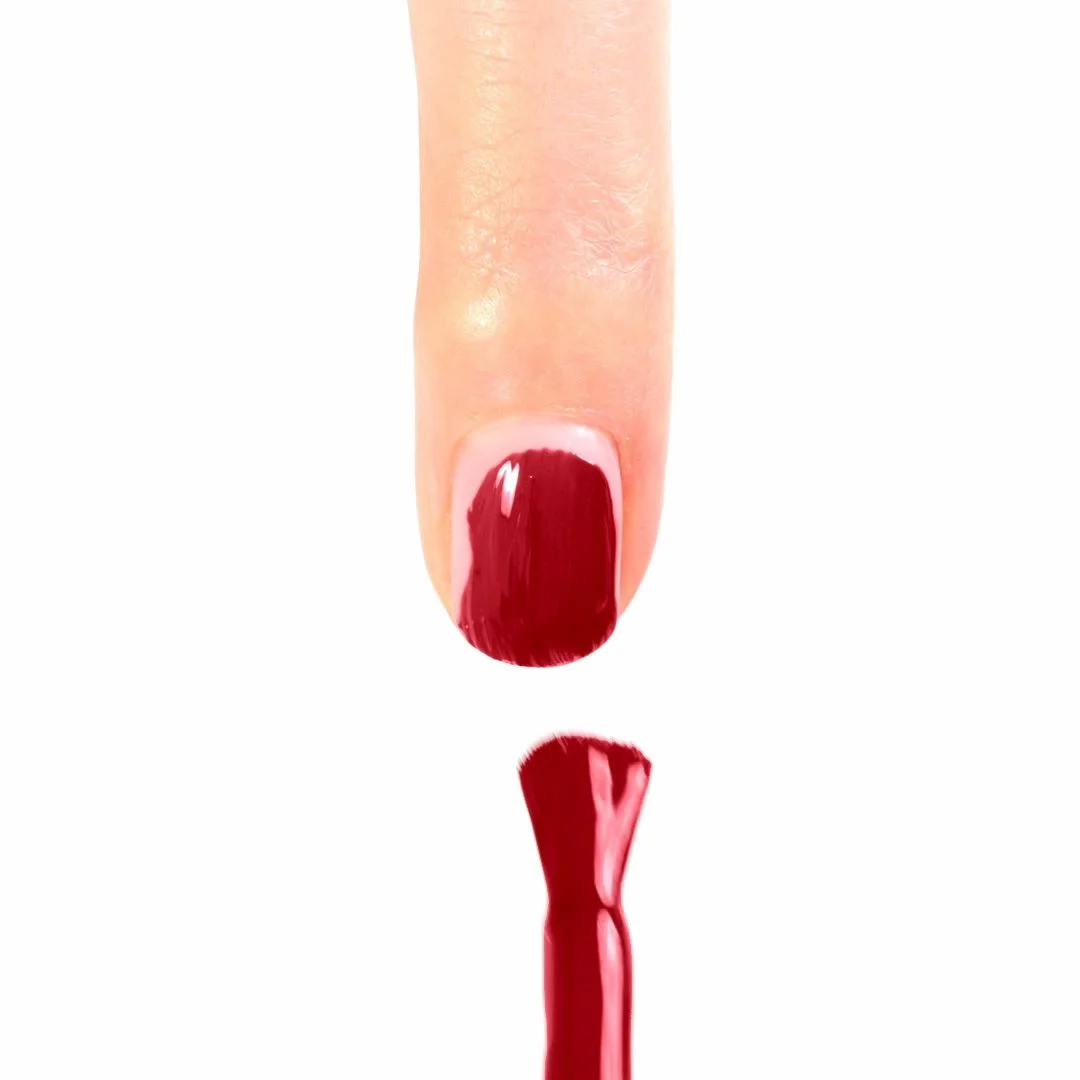Anwendung von UV Nagellack  SP642 Cupid Ruby