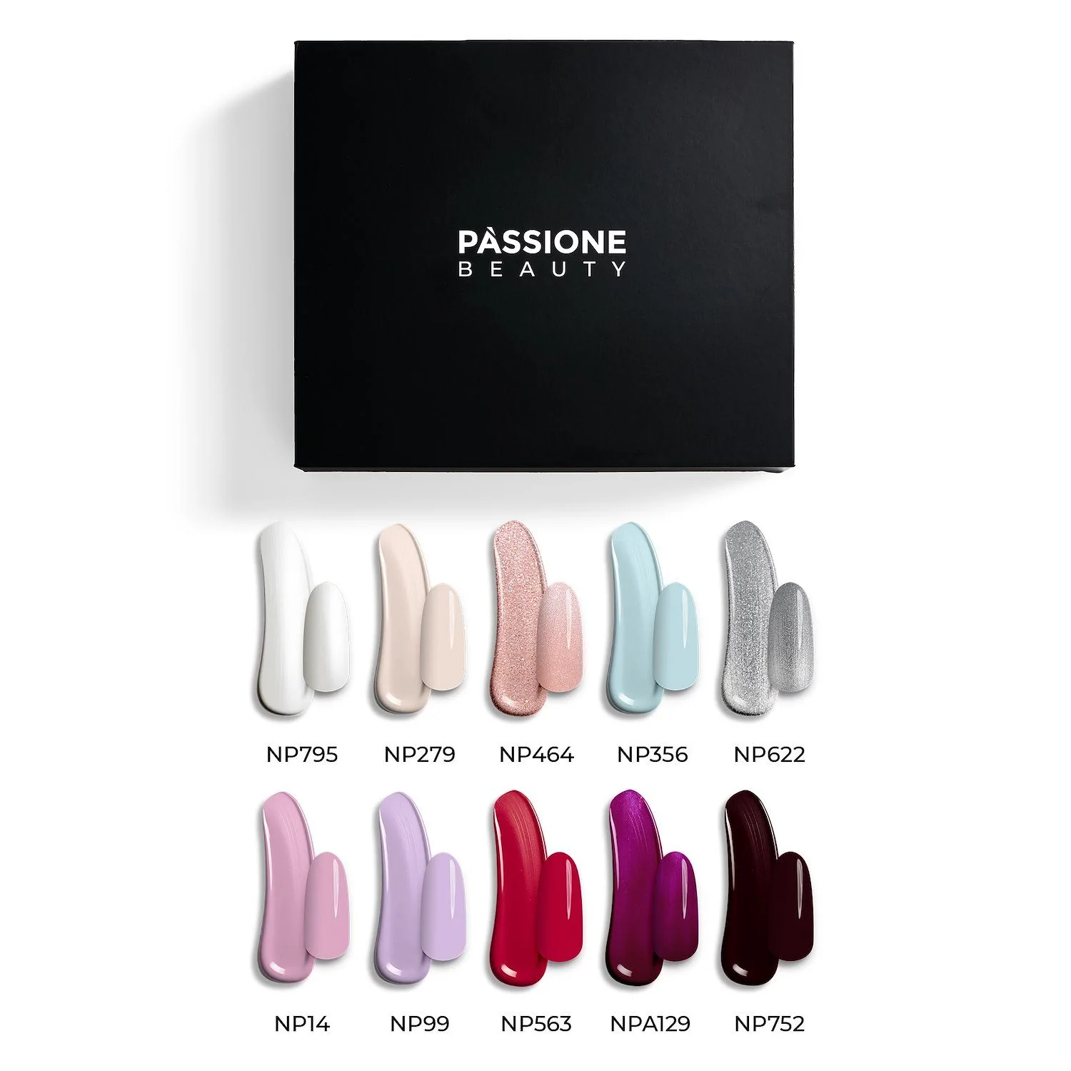 Kit Klassischer Nagellacke Mit Gel-Effekt - Kit Klassischer Nagellacke Mit Gel-Effekt