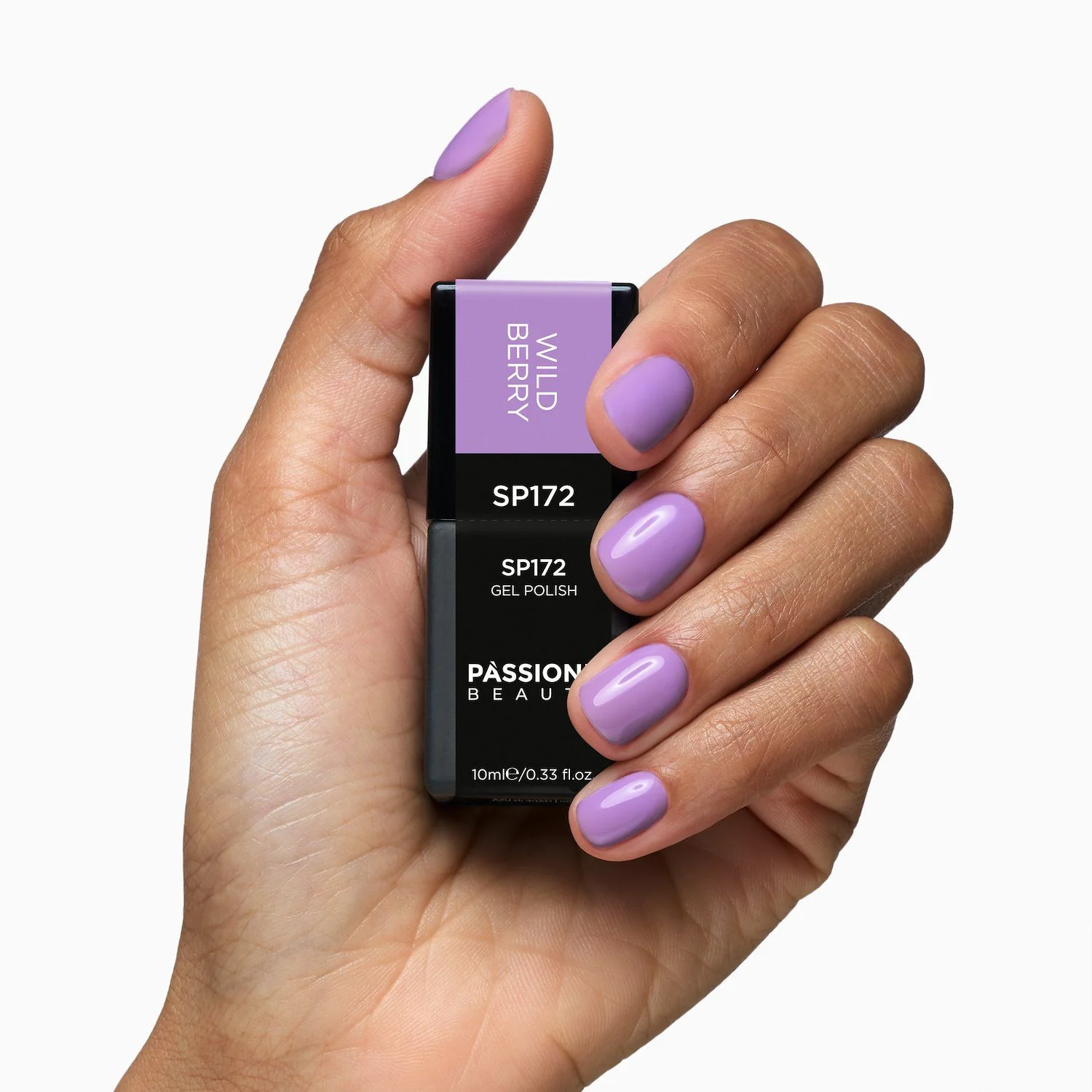 Gel Nail Polish GP172 Wild Berry  - Fluorescent Pastel Lilac Gel Polish - detail 3