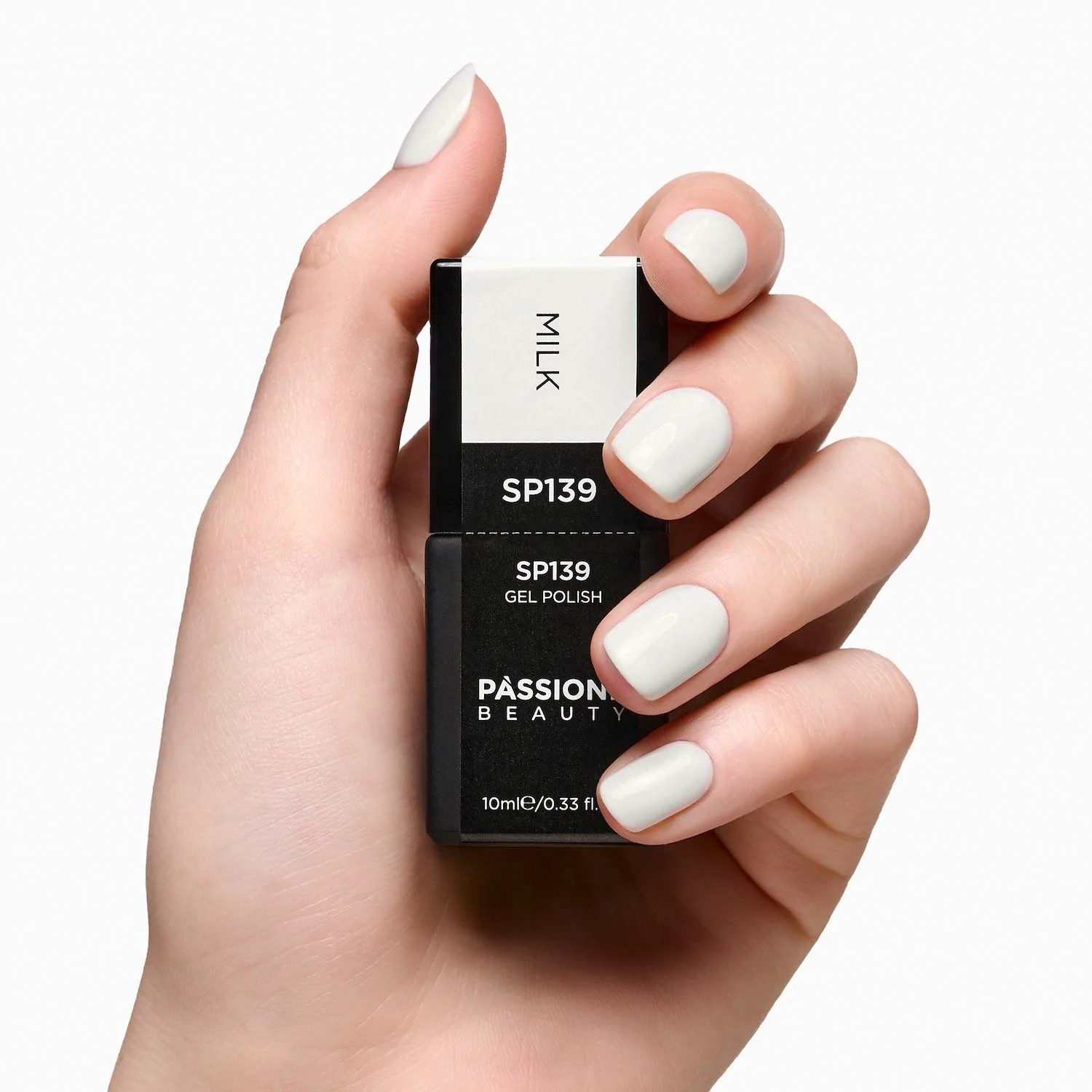 Gel Nail Polish GP139 Milk  - Milky White Gel Polish - detail 3