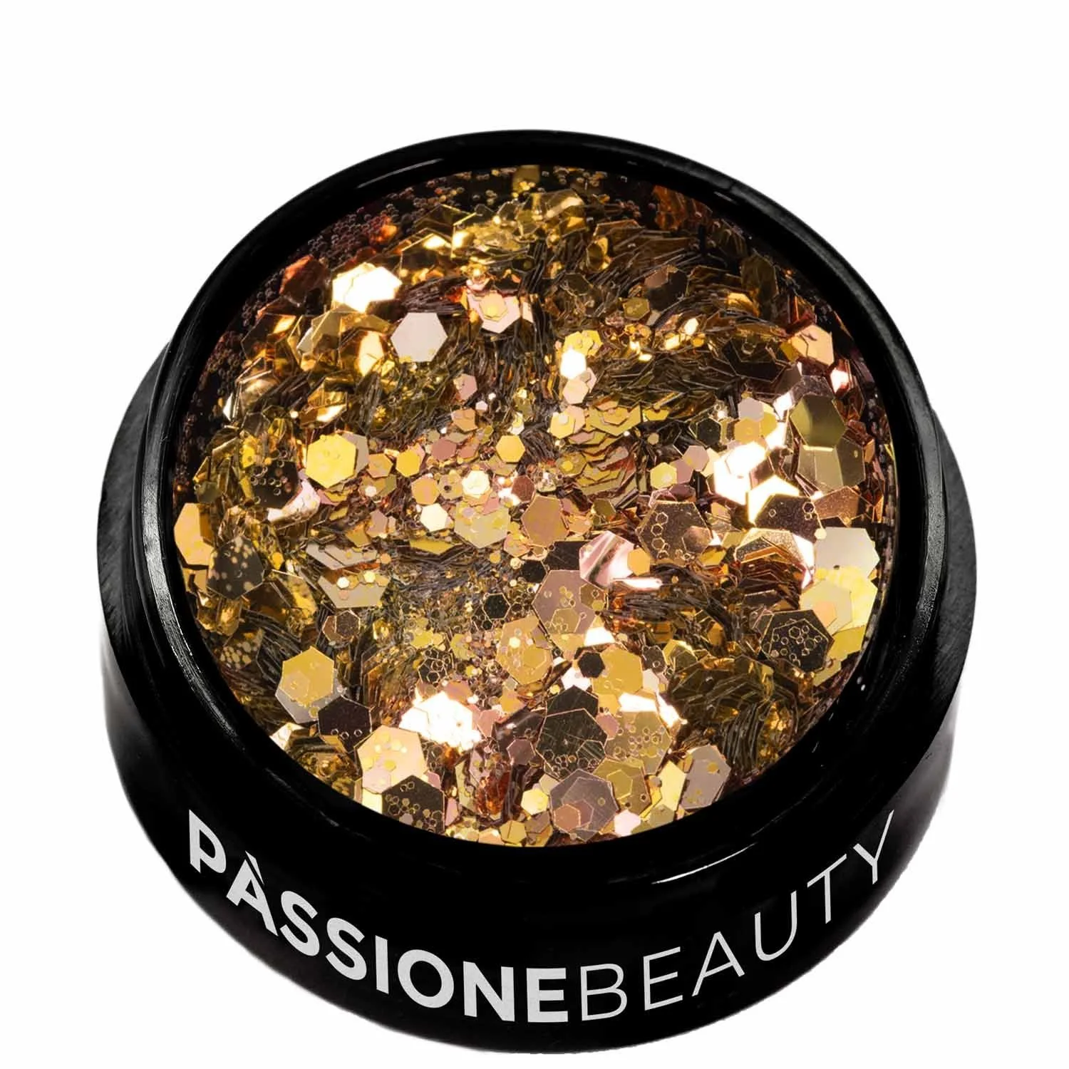 Bold Glitter Mix - Gold and Silver Glitter Mix for nail art - detail 2