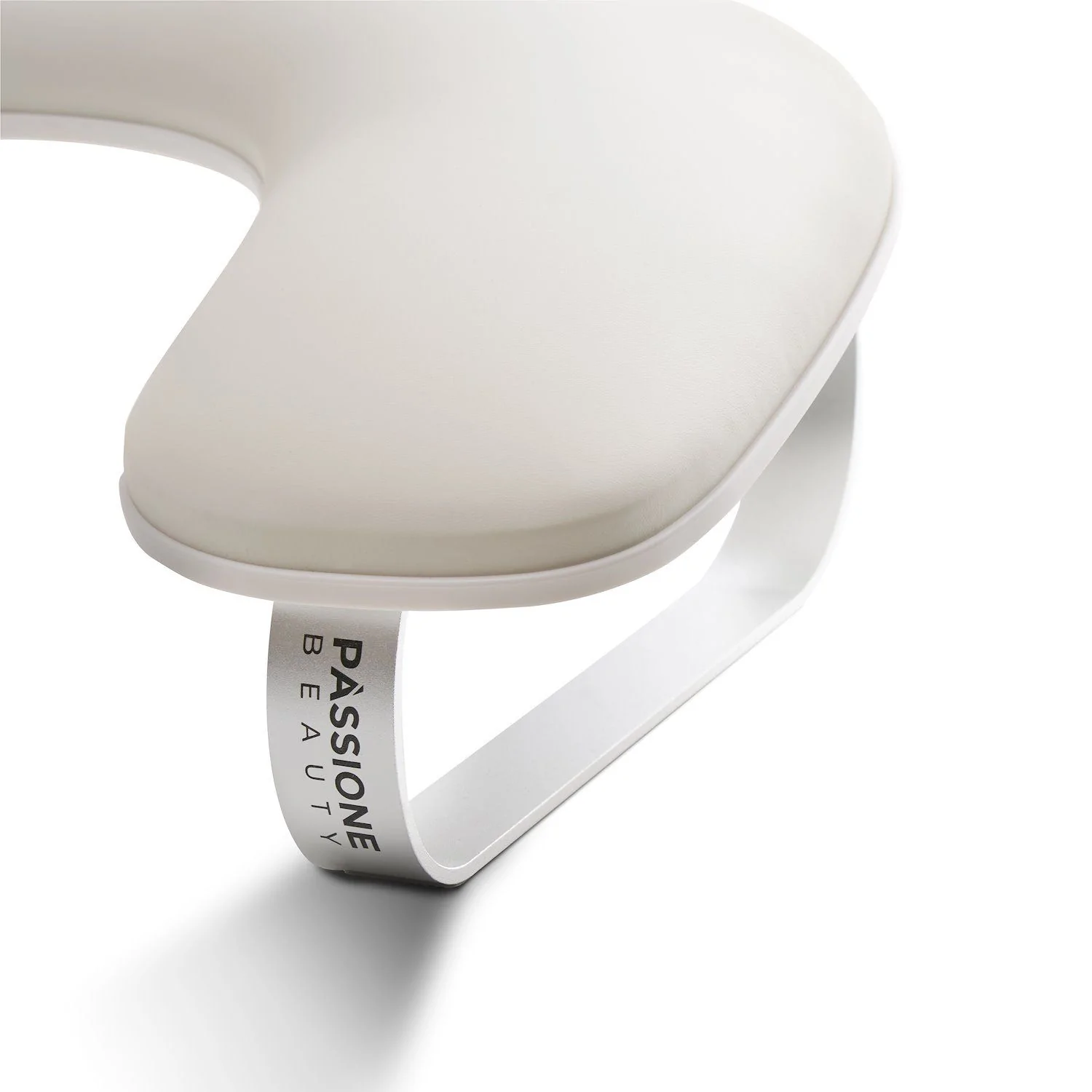 Almohada apoyabrazos para manicura en forma de media luna - Almohada para manicura - blanco - detalle 3