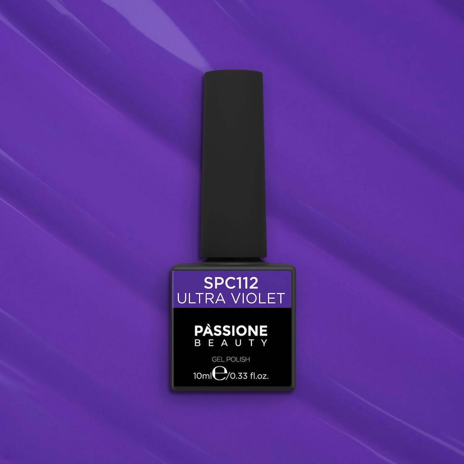 Gel Nail Polish GPC112 Ultra Violet  - GPC112 Ultra Violet gel polish, vigorous violet - detail 2