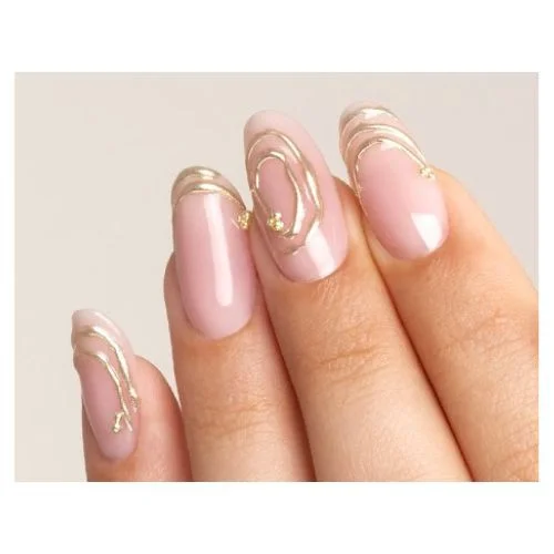 Chrome Gold | Uñas 3D