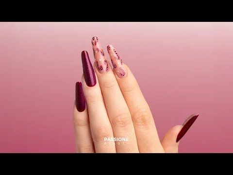 Candy Cane | Nail art de Noël