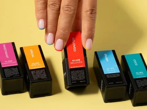 Micro French Manucure colorée