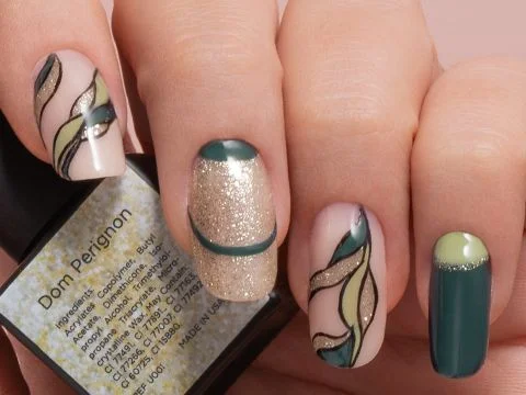 Nail Art abstrait