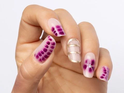 Blooming nails | Watercolor nail art