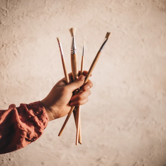 Professional brushes for nail sculpting