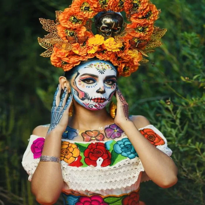 Ideas de Uñas para el Día de Muertos