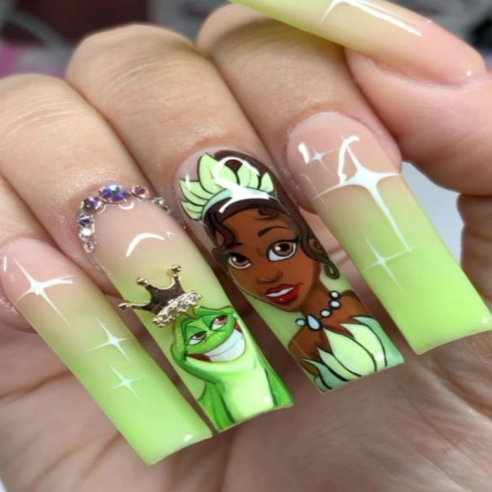 Disney Nägel, traumhafte Nageldesigns für eine Prinzessinnen-Maniküre