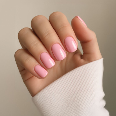 ongle rose