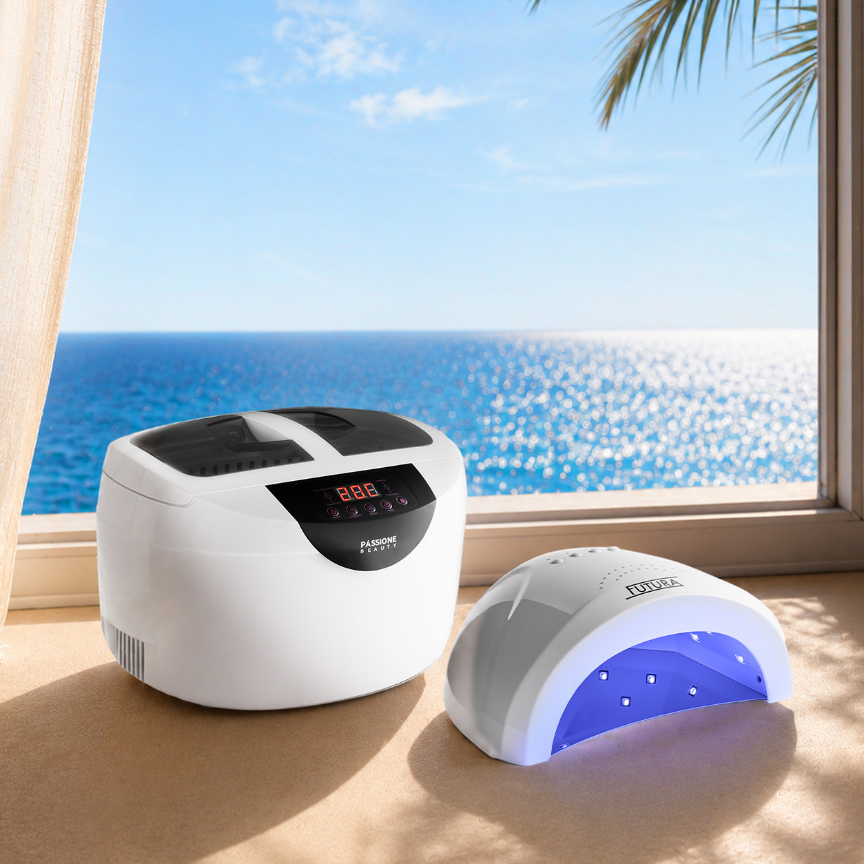 Passione Beauty: lámpara LED UV y calentador de toallas para manicura profesional, ideales para esmaltado semipermanente y reconstrucción de