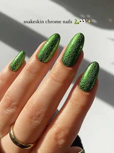bubble_nails_effetto_serpente_metallizzate