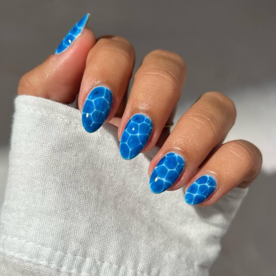 unghie effetto acqua blooming