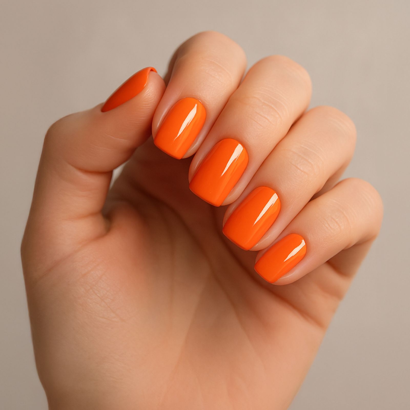ongles orange