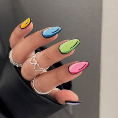 comic nails