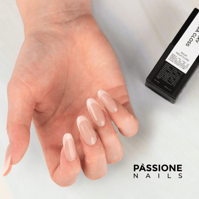 Vanilla French manicure