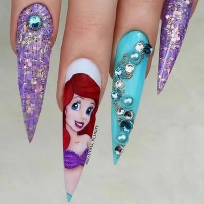 Uñas de sirenita