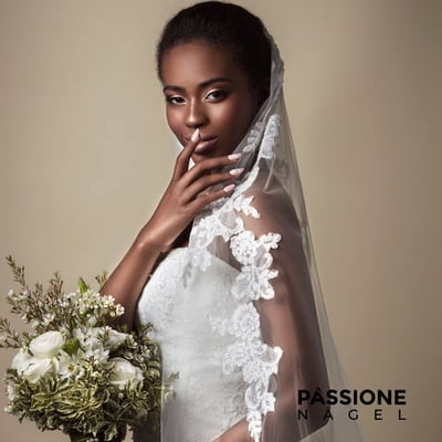 Winter Hochzeitsmaniküre