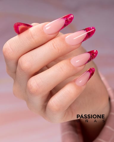 manicura efecto vidrio