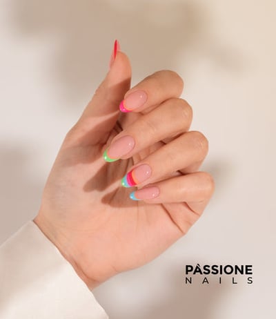 multicolor nails