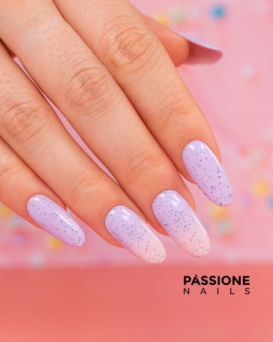 pastel-coloured nails