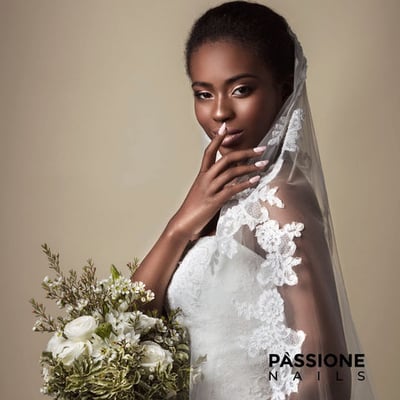 winter wedding nails